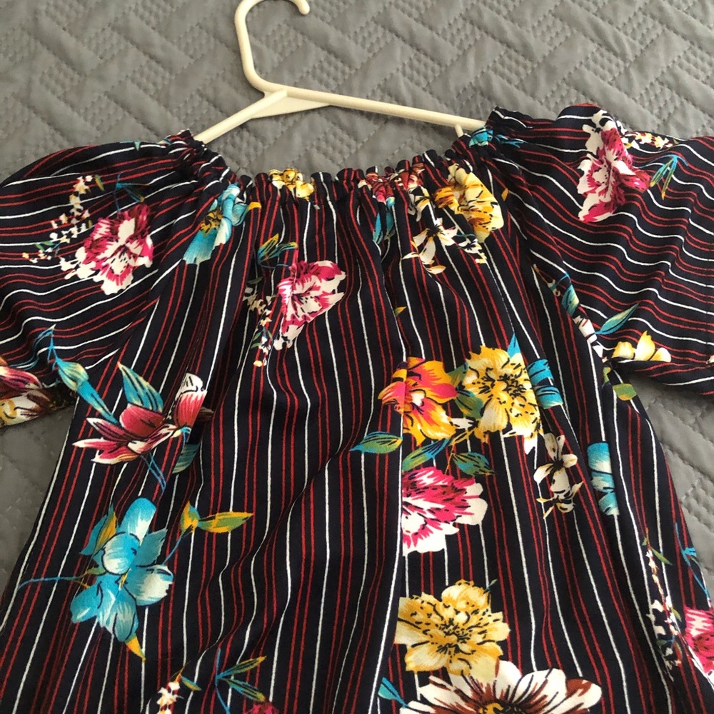 Colorful black shirt